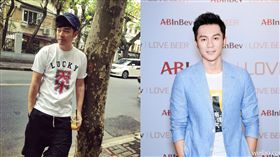 大陸男星陳赫、李晨。（合成圖／翻攝自微博）