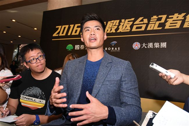 陳偉殷見面記者會　圖／記者林敬旻攝
