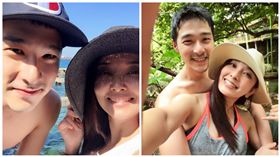 幸福人妻愛紗明年補辦婚宴　大嘴巴可望再合體
圖／愛紗臉書、大嘴巴臉書