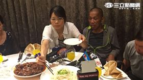 沈瑞章回台第一晚，在基隆長榮桂冠吃團圓飯　盧冠妃攝