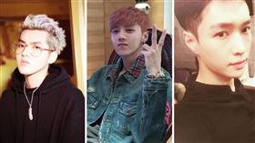 圖翻攝自LAY 鹿晗 吳亦凡IG 合成圖　