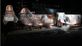 漢堡王,麥當勞,萬聖節,變裝,漢堡盒,紐約皇后區　圖／翻攝自minowa推特