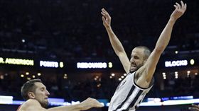  馬刺隊,吉諾比利,鬼之切入,犧牲,睪丸,Manu Ginobili　圖／美聯社／達志影像