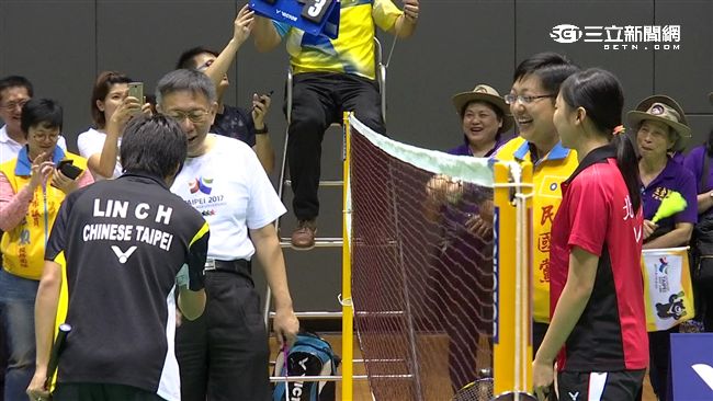 世大運羽球場PK　柯文哲輸手傷議員