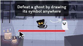 google,遊戲,萬聖節,貓咪,魔法,網頁,慶祝,幽靈(https://www.google.com.tw/?doodle=28464230&hl=en&source=sh/x/do&gws_rd=ssl&nord=1)