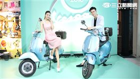 超限量！Vespa冰湖藍車款　正式抵台亮相