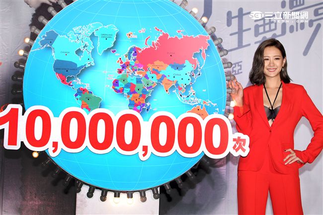 全球110多國家可以聽到安心亞的歌聲，從17號預購開始全球總聽數突破一千萬次。（記者邱榮吉/攝影）

