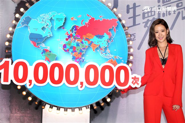 全球110多國家可以聽到安心亞的歌聲，從17號預購開始全球總聽數突破一千萬次。（記者邱榮吉/攝影）

