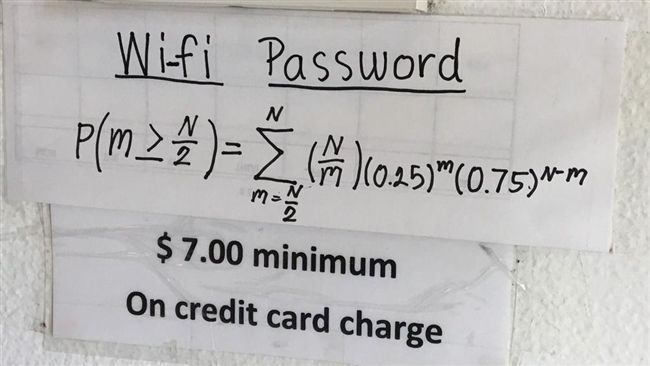 解開這道數學題　免費WiFi任你連