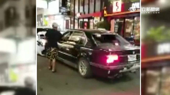 4惡煞砸車無視童　車主火大猛撞