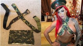 波霸,裘蒂馬許,Jodie Marsh,ebay,戰袍　圖／翻攝自Jodie Marsh推特