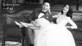 趙泰寬婚紗照 圖／翻攝自微博