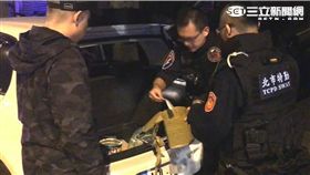 高男轎車後車廂放置的奶粉罐內藏有500顆一粒眠（翻攝畫面）