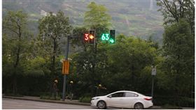 重慶最短紅綠燈　圖／翻攝自中國經濟網