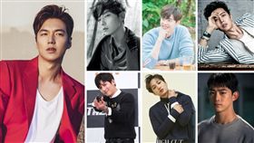 圖翻攝自韓網　李敏鎬　李鍾碩、李準基、池昌旭、朴海鎮、EXO KAI、2PM 澤演