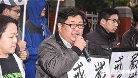 抗議集遊法,胡博硯 圖／記者林敬旻攝