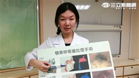 國泰綜合醫院耳鼻喉科醫師方麗娟特別遠赴美國學習「顎骨呼吸道拉提手術」。（圖／楊晴雯攝）