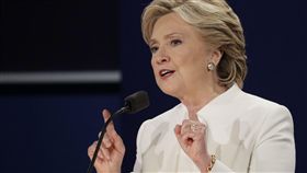 美國總統第三場辯論、川普、希拉蕊（圖／美聯社／達志影像）