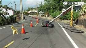 恆春電線桿折斷_