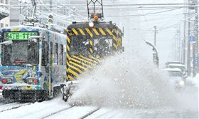 -北海道-札幌-大雪-。（圖／美聯社／達志影像）