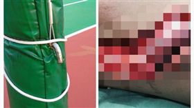 網球場傷人