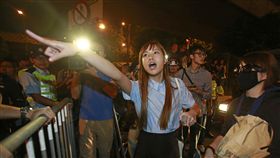 香港反釋法遊行，游蕙禎上街頭(圖／美聯社／達志影像)