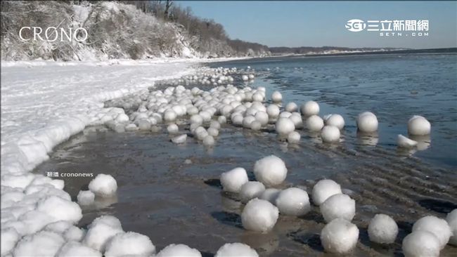 大如西瓜！神秘雪球綿延海岸18公里