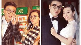 張靚穎婚紗照曝光▲（圖／翻攝自馮軻微博）