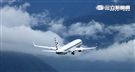 中華民國總統行政專機（空軍一號）。（記者邱榮吉/攝影）