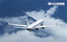 中華民國總統行政專機（空軍一號）。（記者邱榮吉/攝影）