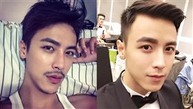 20161107新生代偶像男星　蓄鬍一秒變身帥大叔　圖／翻攝自林睦言臉書專頁