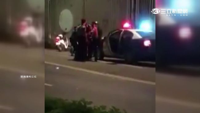 安全帽K男友　野蠻女遭逮踢警洩憤