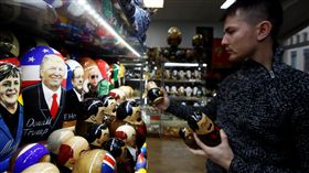 俄羅斯娃娃,川普,紀念品,肖像,美國總統大選
圖／路透社／達志影像