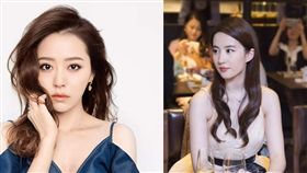 （合成圖／翻攝自張靚穎書　新浪娛樂）