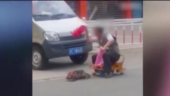 棒打狗強逼拉車　竟稱「我在鍛鍊牠」