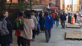 ▲美國大排長龍投票。（圖／中央社提供）
