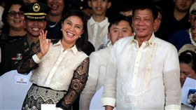 杜特蒂與副總統（圖／美聯社／達志影像）