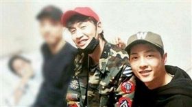 圖翻攝自韓網 李光洙妹妹 宋仲基