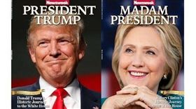 新聞週刊,希拉蕊,川普（新聞週刊推特網頁twitter.com/Newsweek）16:9