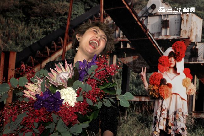 魏如萱「末路狂花」最新專輯正式發片記者會，藝人好友KUSO「你啊你啊」。（記者邱榮吉/攝影）