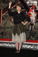 魏如萱「末路狂花」最新專輯正式發片記者會，藝人好友KUSO「你啊你啊」。（記者邱榮吉/攝影）