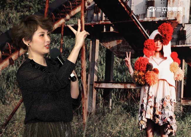 魏如萱「末路狂花」最新專輯正式發片記者會，藝人好友KUSO「你啊你啊」。（記者邱榮吉/攝影）