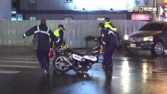 機車急煞自摔前輪斷　疑這原因造成