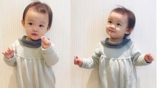 卡哇伊！阿沁1歲女兒　笑容萌翻