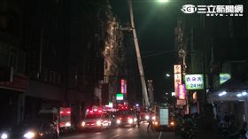 中山區惠德街火災/記者李慈音攝