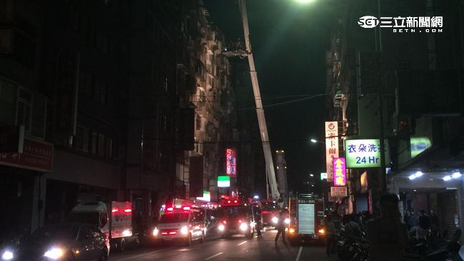 中山區德惠街大樓火災　無人員受傷