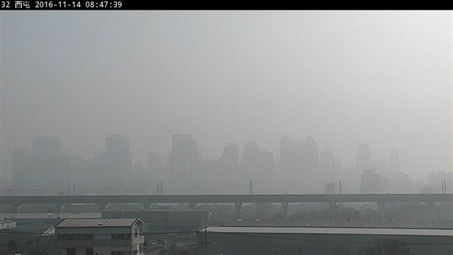 中南部PM2.5紫爆　北部紅色警戒