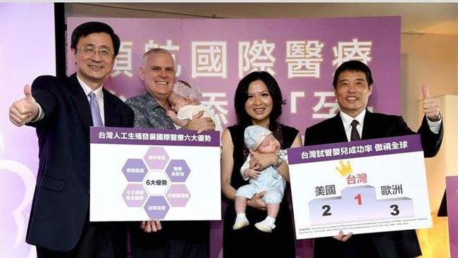 試管生龍鳳胎　台灣人工生殖技術優異