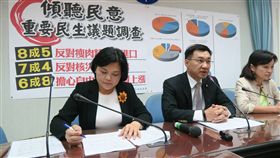 國民黨團公布民生議題民調記者會。記者盧素梅攝