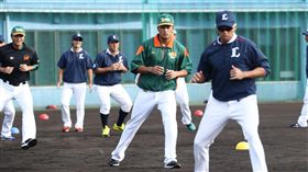 潘彥廷西武秋訓（圖／統一獅提供）